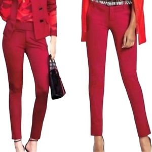 Cabi #3201 Red Ava Ankle Trousers